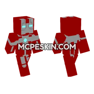 Iron Man Mark 5 Minecraft Bedrock skin