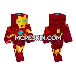 Iron Suit 2 Minecraft Bedrock skin