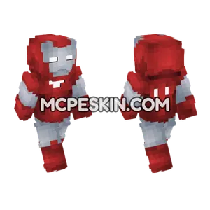 Iron Suit 4 Minecraft Bedrock skin