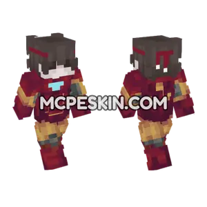 Iron Suit 5 Minecraft Bedrock skin