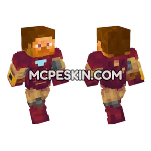 Iron Suit 7 Minecraft Bedrock skin