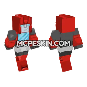 Ironhide Transformers G1 Minecraft Bedrock skin