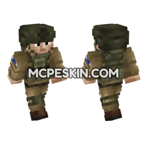 Israeli Army Soldier V1 Minecraft Bedrock skin