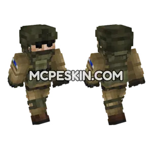 Israeli Army Soldier V3 Minecraft Bedrock skin