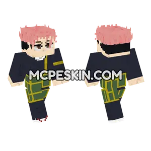 Itadori Geto Clothing Minecraft Bedrock skin