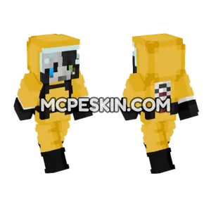 Itsangelyoutube Hazmat Suit Minecraft Bedrock skin