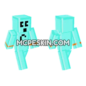 Itscraftee Blue Outfit Minecraft Bedrock skin