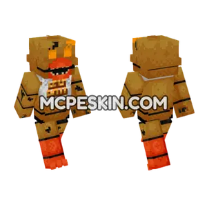 Jack-O'-Chica Adventure Minecraft Bedrock skin