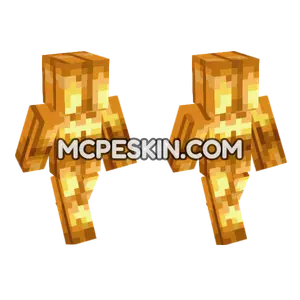 Jack O Lantern Minecraft Bedrock skin