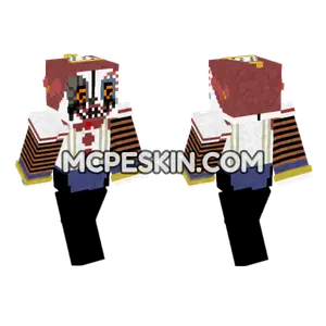 Jackie Damaged Clown Minecraft Bedrock skin