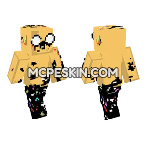 Jake Pibby Glitch Minecraft Bedrock skin