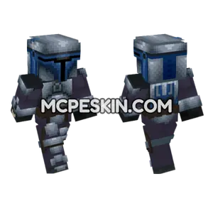 Jango Fett Skin Minecraft Bedrock skin