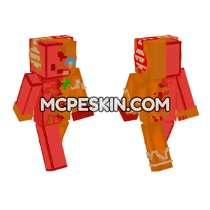 Jelly Gingerbread Skin Minecraft Bedrock skin