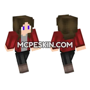 Jenny Addon Skin Minecraft Bedrock skin