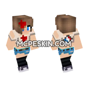 Jenny Belle HD Skin Minecraft Bedrock skin