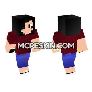 Jenny Mod HD Skin Minecraft Bedrock skin
