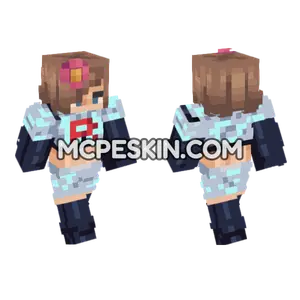 Jenny Mod Skin Minecraft Bedrock skin