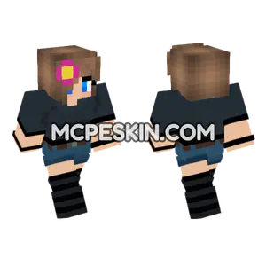 Jenny Mod Skin Minecraft Bedrock skin