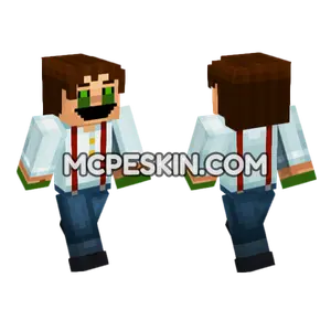 Jesse Jsn Creepypasta Evil Form Minecraft Bedrock skin