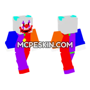 Jingles De Clown Minecraft Bedrock skin