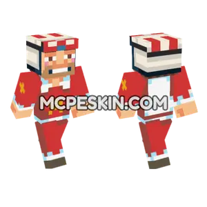 Joe Danger Minecraft Bedrock skin