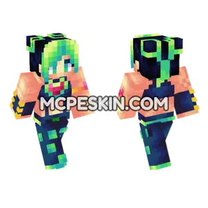 Jolyne Cujoh Minecraft Bedrock skin