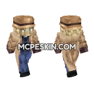 Joseph Joestar OVA Minecraft Bedrock skin