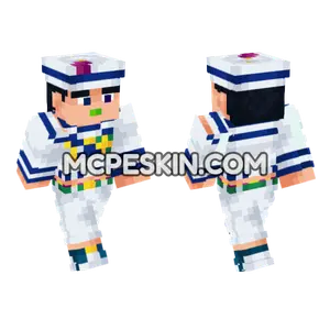 Josuke Higashikata Part 8 Minecraft Bedrock skin