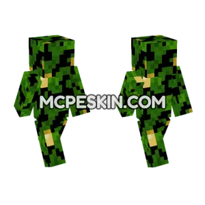 Jungle Leaves Minecraft Bedrock skin
