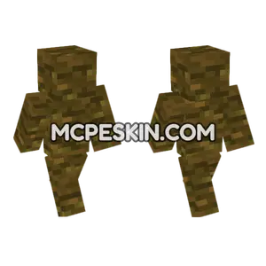 Jungle Log Minecraft Bedrock skin
