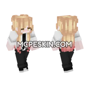 Kagaya Cute Outfit Minecraft Bedrock skin