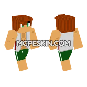 Kai Summer Outfit Minecraft Bedrock skin