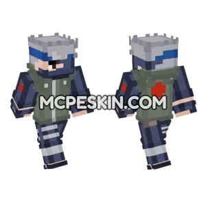 Kakashi Hatake Minecraft Bedrock skin