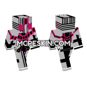 Kamen Rider Decade Complete Form Minecraft Bedrock skin