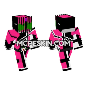 Kamen Rider Decade Violent Emotion Minecraft Bedrock skin