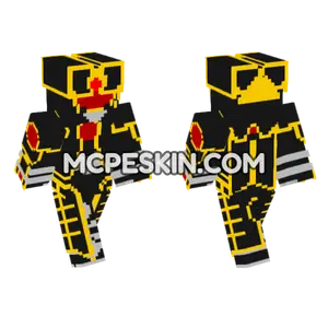 Kamen Rider Orga Minecraft Bedrock skin