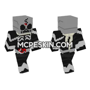 Kamen Rider Skull No Hat Minecraft Bedrock skin