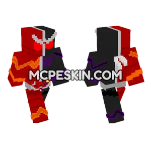 Kamen Rider W Heatjoker Minecraft Bedrock skin