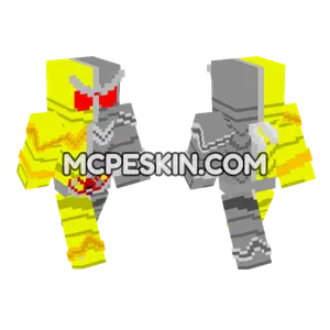 Kamen Rider W Lunametal Minecraft Bedrock skin