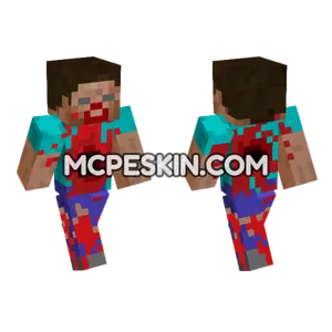 Keep Away Zombie Minecraft Bedrock skin