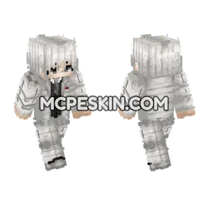 Ken Kaneki Tokyo Ghoul Custom Minecraft Bedrock skin