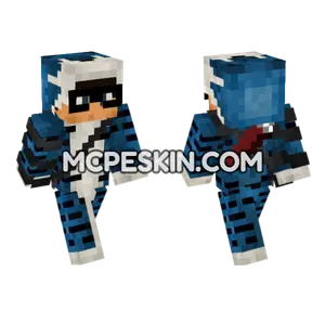 Kendal Blue Outfit Minecraft Bedrock skin