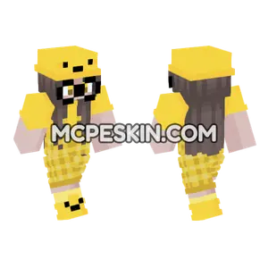 Kenoia Yellow Outfit Minecraft Bedrock skin