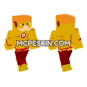 Kid Flash 6510018 Minecraft Bedrock skin