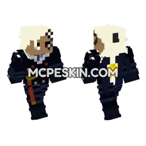 King Maskless Minecraft Bedrock skin