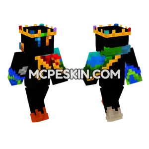 King Of Planets Minecraft Bedrock skin