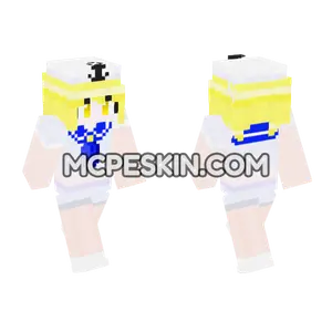 Kitashirakawa Chiyuri Phantasmagoria Minecraft Bedrock skin