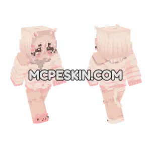 Kitty Girl Skin Minecraft Bedrock skin