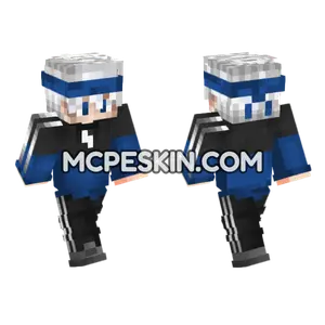Knockout PVP New 2 Minecraft Bedrock skin