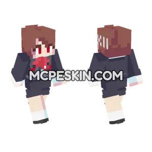 Kotone Shiomi Minecraft Bedrock skin